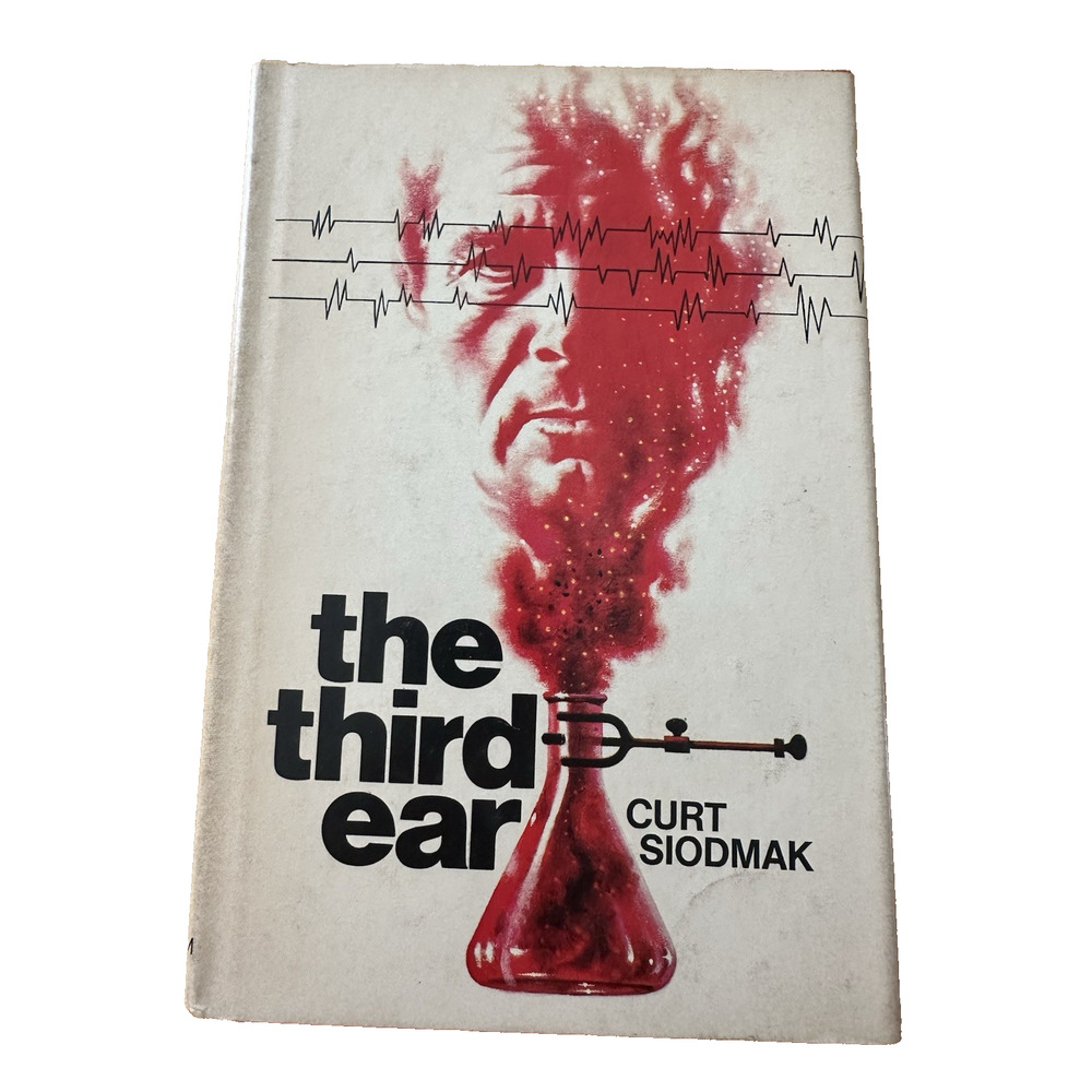 The Third Ear, Curt Siodmak BC/HC/DJ/First Edition 1971 Sci Fiction VTG